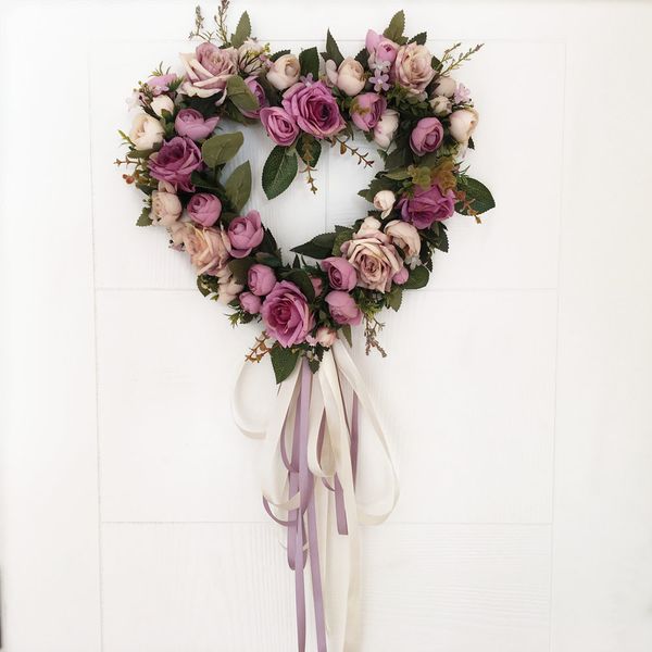 round heart shape floral loop for wall door hanging decoration beautiful wedding party home decor artificial rose flowers wreath
round heart shape floral loop for wall door hanging decoration beautiful wedding party home decor artificial rose flowers wreath