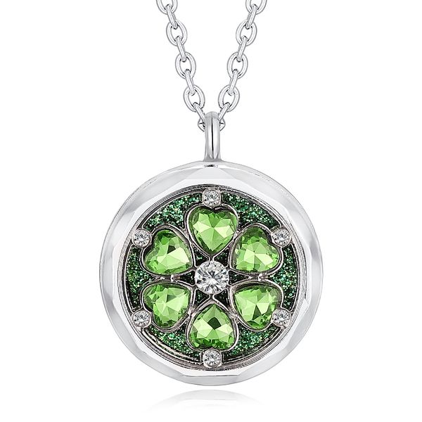 crystal flower necklace locket pendant essential oil diffuser necklace for gifts, Silver
crystal flower necklace locket pendant essential oil diffuser necklace for gifts, Silver