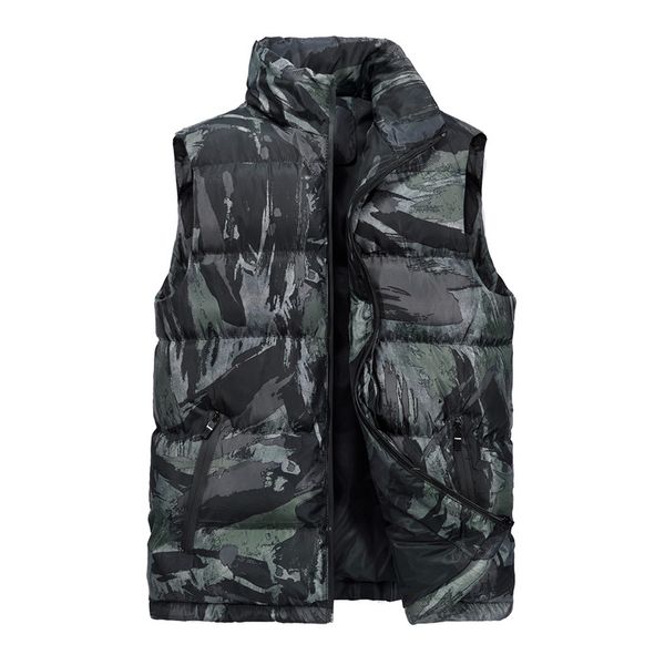 Men Vests Sleeveless Outwear Jackets Autumn Winter Male Clothing Casual Thick Slim Coats Camouflage Waistcoat Plus Size 5XL 6XL
Men Vests Sleeveless Outwear Jackets Autumn Winter Male Clothing Casual Thick Slim Coats Camouflage Waistcoat Plus Size 5XL 6XL