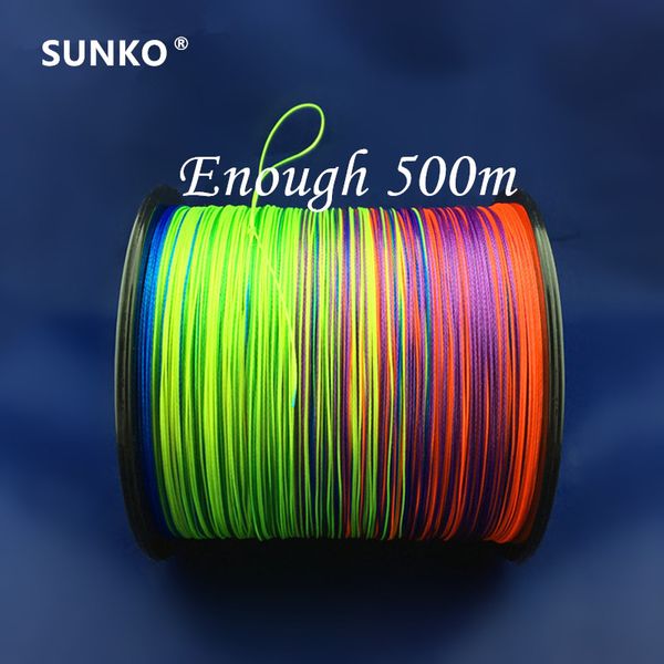 8strands 500m sunko brand japanese multifilament pe material colorful braided fishing line18 30 40 50 60 70 80 100 120 140 160lb
8strands 500m sunko brand japanese multifilament pe material colorful braided fishing line18 30 40 50 60 70 80 100 120 140 160lb