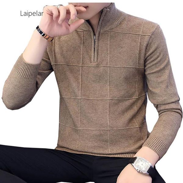 laipelar 2020 men's sweaters autumn winter warm cashmere wool zipper pullover sweaters man casual knitwear plus size -xxxl, White;black
laipelar 2020 men's sweaters autumn winter warm cashmere wool zipper pullover sweaters man casual knitwear plus size -xxxl, White;black