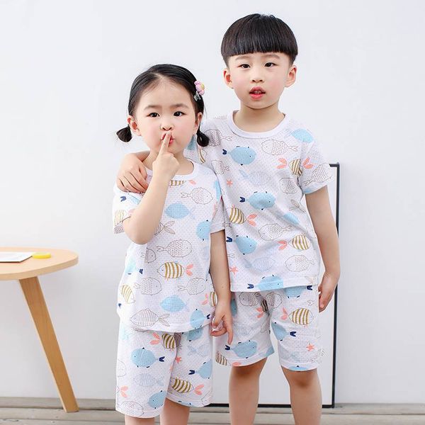 summer kids pajamas baby boys girls clothing sets cartoon short sleeve t-shirt+shorts kid clothes pijamas children sleepwear, Blue;red
summer kids pajamas baby boys girls clothing sets cartoon short sleeve t-shirt+shorts kid clothes pijamas children sleepwear, Blue;red