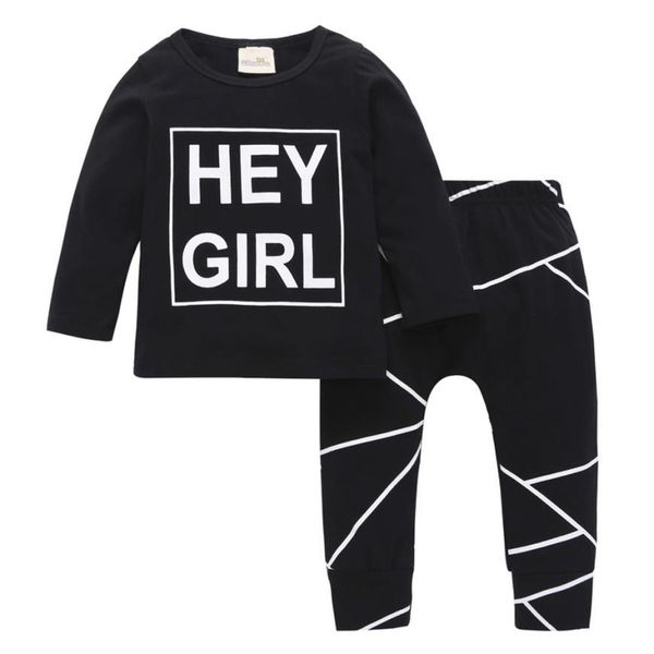 newborn t-shirt +pants outfits clothes baby boy girl letter print long sleeve roupa infantil, White
newborn t-shirt +pants outfits clothes baby boy girl letter print long sleeve roupa infantil, White
