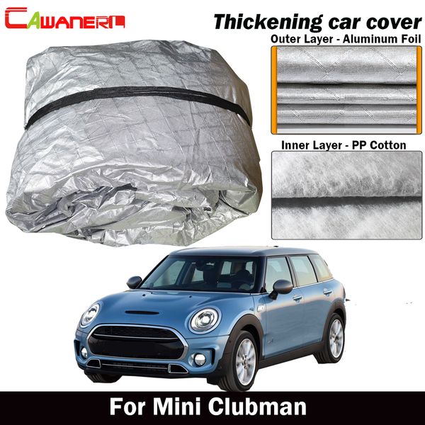 cawanerl 3 layer car cover cotton inner waterproof anti-uv sun rain snow hail protect auto cover for mini clubman
cawanerl 3 layer car cover cotton inner waterproof anti-uv sun rain snow hail protect auto cover for mini clubman