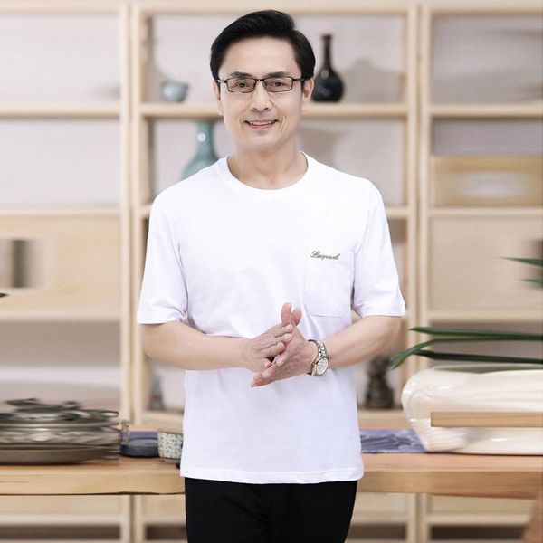 summer men's t-shirt middle-aged short sleeves tshirt men harajuku round neck solid color loose tee shirt camisetas hombre, White;black
summer men's t-shirt middle-aged short sleeves tshirt men harajuku round neck solid color loose tee shirt camisetas hombre, White;black
