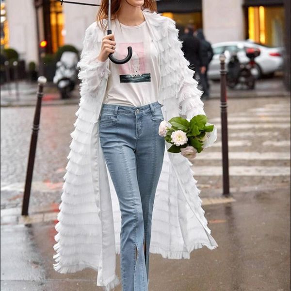 fall solid long sleeve tassel cardigans slim warm oversized long coat cardigans casual lace up loose, White
fall solid long sleeve tassel cardigans slim warm oversized long coat cardigans casual lace up loose, White