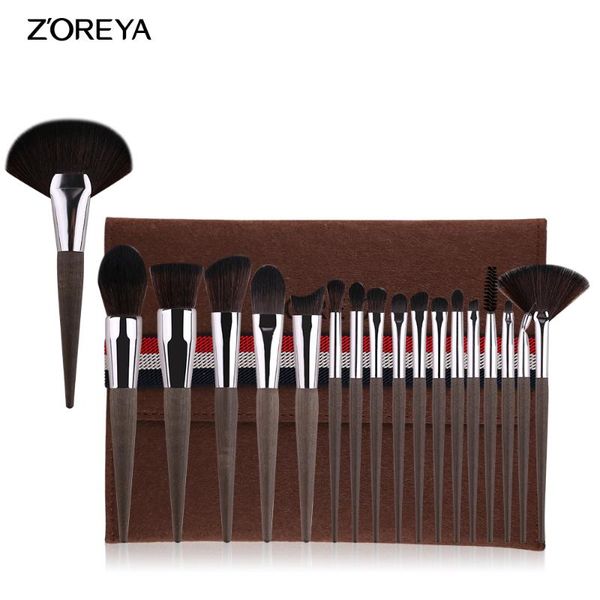 zoreya makeup brush set 18 pcs natural synthetic hair make up brush tools kit professional makeup brushes
zoreya makeup brush set 18 pcs natural synthetic hair make up brush tools kit professional makeup brushes