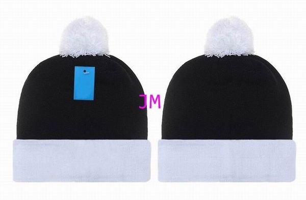 2020 knitting cotton black white hats with white hair ball cap women's men winter comfortable warm hats, Blue;gray
2020 knitting cotton black white hats with white hair ball cap women's men winter comfortable warm hats, Blue;gray
