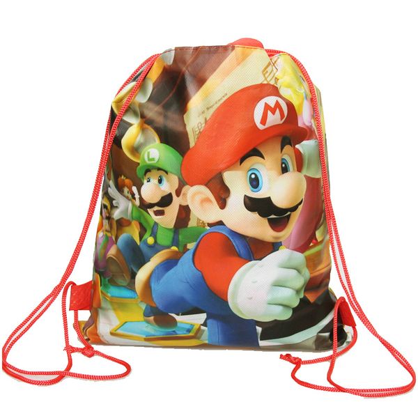 1pcs cartoon super mario bros theme birthday party gifts non-woven drawstring goodie bags kids favor swimming school backpacks
1pcs cartoon super mario bros theme birthday party gifts non-woven drawstring goodie bags kids favor swimming school backpacks
