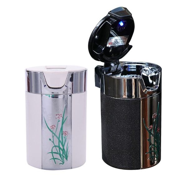 car portable cigarette ashtray smokeless carbon fiber car ashtray with led light #620
car portable cigarette ashtray smokeless carbon fiber car ashtray with led light #620
