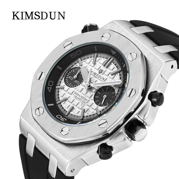 kimsdun brand man watch chronograph sport waterproof quartz clock men watches luxury men's watch relogio masculino, Slivery;brown
kimsdun brand man watch chronograph sport waterproof quartz clock men watches luxury men's watch relogio masculino, Slivery;brown