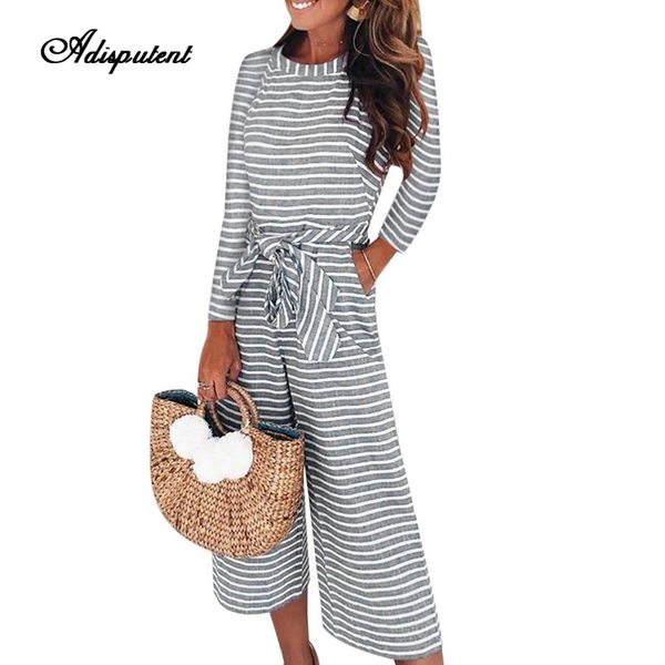 adisputent 2019 autumn winter women's long sleeve jumpsuits strap printed trousers wide leg pants casual rompers pantalon femme, Black;white
adisputent 2019 autumn winter women's long sleeve jumpsuits strap printed trousers wide leg pants casual rompers pantalon femme, Black;white