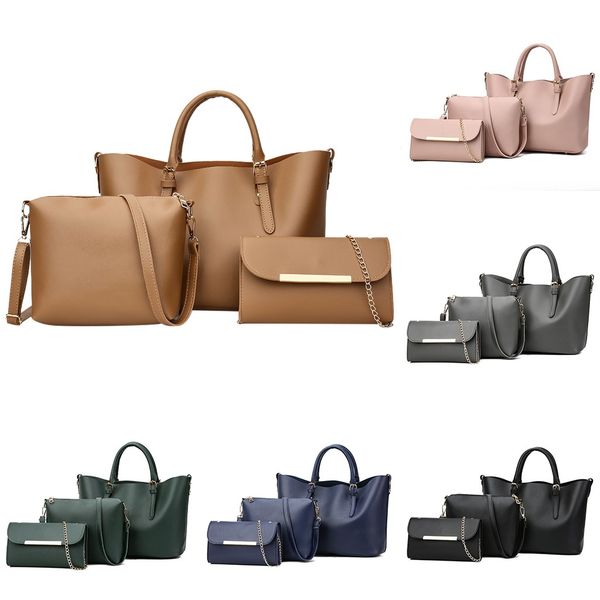 ladies bags 3pcs solid leisure fashion messenger tote crossbody handbag taschen women bolsa masculina sac femme sac main femme
ladies bags 3pcs solid leisure fashion messenger tote crossbody handbag taschen women bolsa masculina sac femme sac main femme