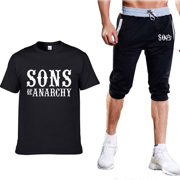 summer men's suit for soa sons of anarchy the child sons printed short sleeve solid color casual male t-shirt+pants suit 2pcs
summer men's suit for soa sons of anarchy the child sons printed short sleeve solid color casual male t-shirt+pants suit 2pcs