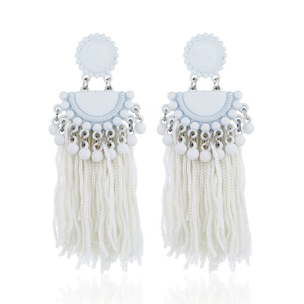 wholesale-dangle earrings retro fan ear chandelier ear drop trendy women girl ear jewelry six colors purple yellow black white red grey, Silver
wholesale-dangle earrings retro fan ear chandelier ear drop trendy women girl ear jewelry six colors purple yellow black white red grey, Silver