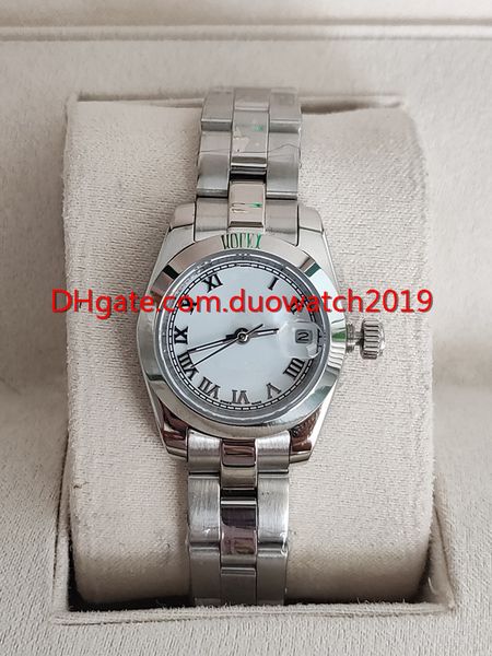 fashion luxury watches date just 26 mm 179160 279160 stainless steel white roman dial asian 2813 automatic mechanical women's wristwatc, Slivery;brown
fashion luxury watches date just 26 mm 179160 279160 stainless steel white roman dial asian 2813 automatic mechanical women's wristwatc, Slivery;brown