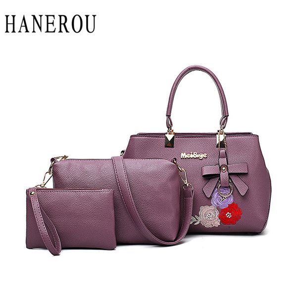 hanerou 3 sets women bags 2019 new shoulder bags pu bag female fashion embroidery handbag messenger clutch bag
hanerou 3 sets women bags 2019 new shoulder bags pu bag female fashion embroidery handbag messenger clutch bag