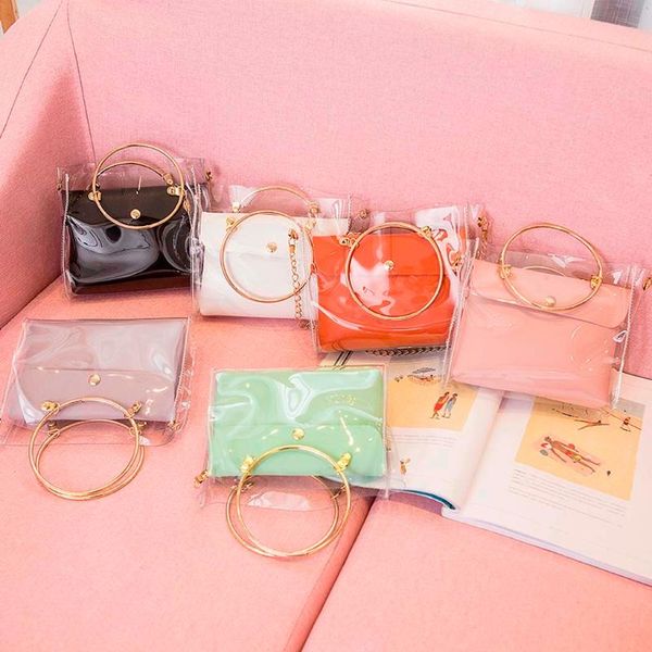 мода леди пряжки пакет сумочку цвета конфеты рюкзак crossbody сумка прозрачный мешок плеча на складе # 25
мода леди пряжки пакет сумочку цвета конфеты рюкзак crossbody сумка прозрачный мешок плеча на складе # 25