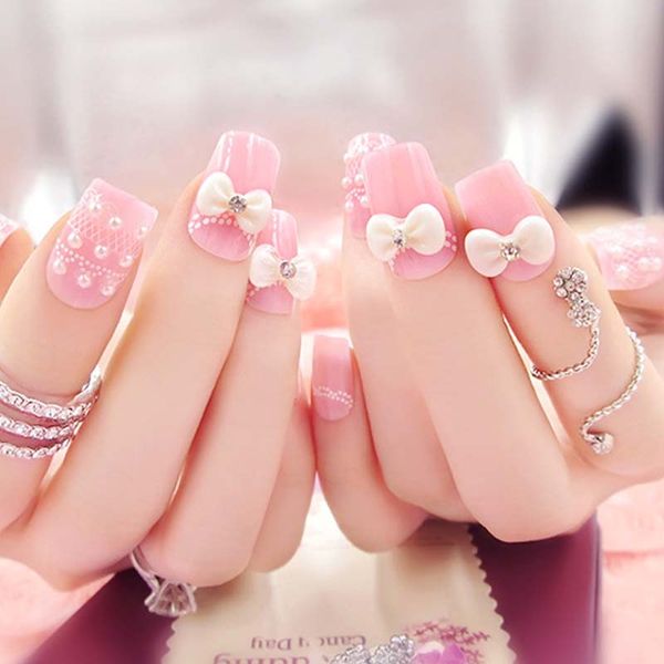 girls pink color cute false nail 3d bow-knot shining rhinestones bride wedding fake nail 24pcs/set diy art tips with glue, Red;gold
girls pink color cute false nail 3d bow-knot shining rhinestones bride wedding fake nail 24pcs/set diy art tips with glue, Red;gold
