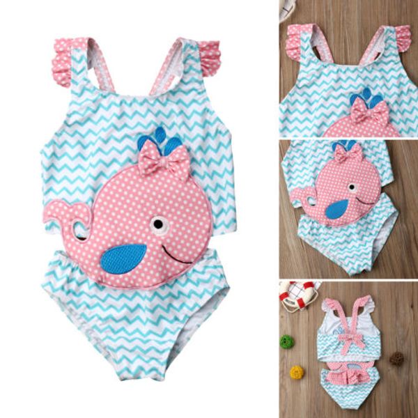Lovely Baby Girls One-piece Swimwear Kids Girls Ruffles 3D Cartoon Goldfish Swimsuit 2019 Summer Children Beachwear Bathing Suit
Lovely Baby Girls One-piece Swimwear Kids Girls Ruffles 3D Cartoon Goldfish Swimsuit 2019 Summer Children Beachwear Bathing Suit