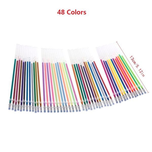 48colors 0.38mm gel ink pen refills for glitter metallic neon pastel stationery
48colors 0.38mm gel ink pen refills for glitter metallic neon pastel stationery
