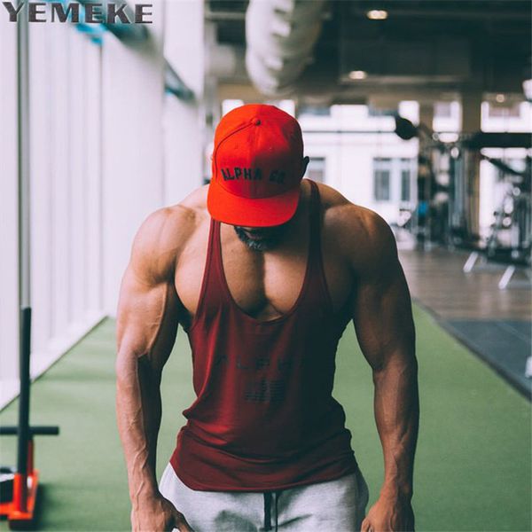 yemeke brand tank 2017 men bodybuilding casual gyms tank undershirt muscle vest fashion muscle tanks, White;black
yemeke brand tank 2017 men bodybuilding casual gyms tank undershirt muscle vest fashion muscle tanks, White;black