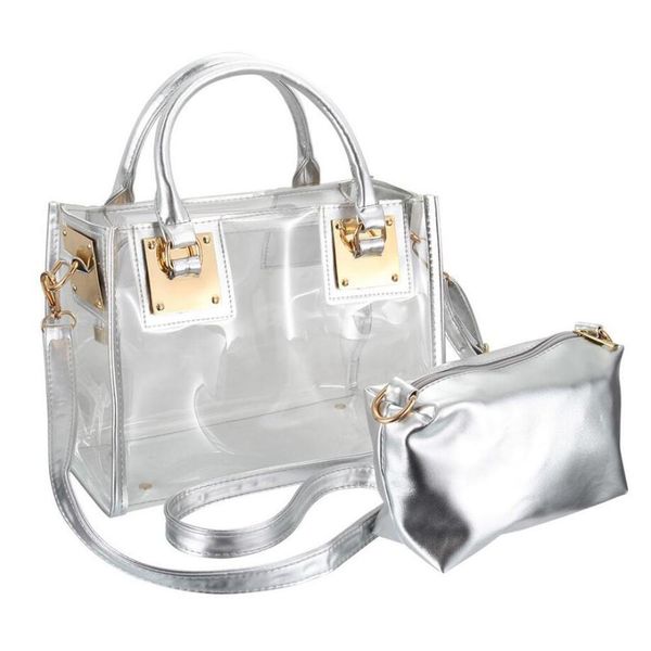 waterproof transparent shoulder jelly bag handbag 2pcs a set clear purse bags fashion messenger crossbody tote hand for girl bag
waterproof transparent shoulder jelly bag handbag 2pcs a set clear purse bags fashion messenger crossbody tote hand for girl bag