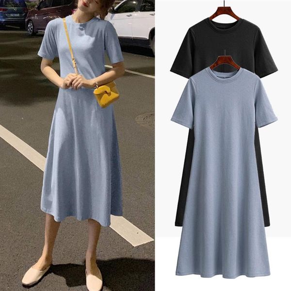 2020 summer dress women short sleeve o-neck midi dress bodycon loose casual female office lady work vestidos#j30, Black;gray
2020 summer dress women short sleeve o-neck midi dress bodycon loose casual female office lady work vestidos#j30, Black;gray