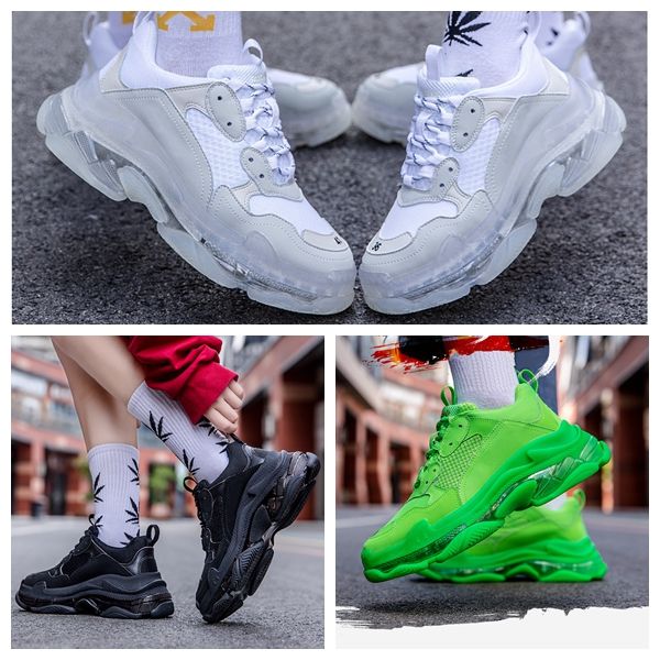 new fashion triple s sneakers mens women casual shoes pairs 17fw triple s clear sole white black green pink sports outdoor dad shoe
new fashion triple s sneakers mens women casual shoes pairs 17fw triple s clear sole white black green pink sports outdoor dad shoe