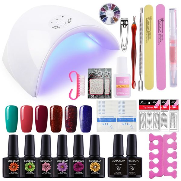 10ml uv gel nail polish set with lamp nail kit 36w uv led lamp dryer for art sets tools for manicure set soak off varnish
10ml uv gel nail polish set with lamp nail kit 36w uv led lamp dryer for art sets tools for manicure set soak off varnish