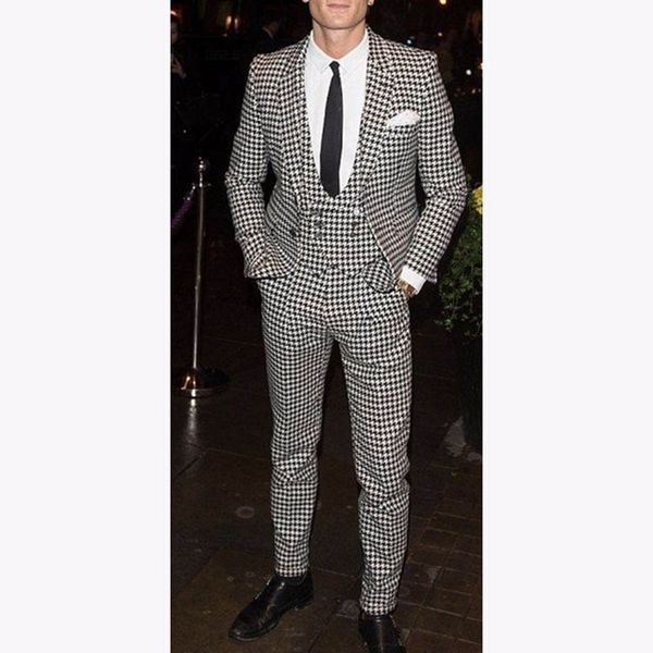 houndstooth custom made men suit terno masculino 2019 tailored dresses custom black check wedding mens suits jacket+pants+vest, White;black
houndstooth custom made men suit terno masculino 2019 tailored dresses custom black check wedding mens suits jacket+pants+vest, White;black