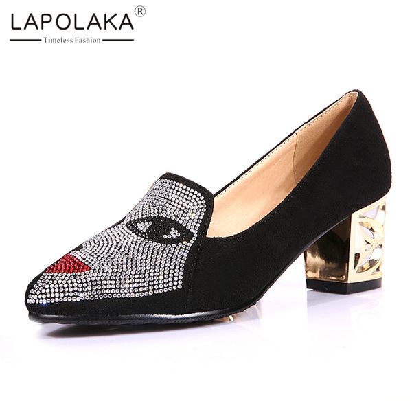 lapolaka new brand crystal pumps women 2019 autumn plus size 31-48 fashion shallow women high heels shoes woman, Black
lapolaka new brand crystal pumps women 2019 autumn plus size 31-48 fashion shallow women high heels shoes woman, Black