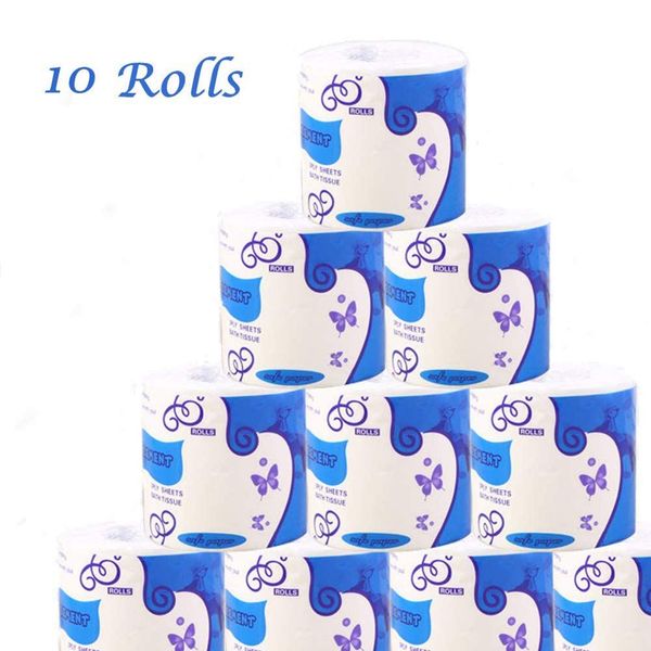brand new 10 rolls silky smooth soft 3-ply toilet paper home kitchen toilet tissue strong highly absorbent hand towels daily use 
brand new 10 rolls silky smooth soft 3-ply toilet paper home kitchen toilet tissue strong highly absorbent hand towels daily use