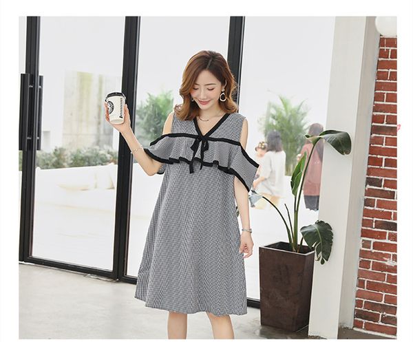 poungdudu maternity pregnant women dress fashion models mid-summer summer loose maternity dress skirt summer, White
poungdudu maternity pregnant women dress fashion models mid-summer summer loose maternity dress skirt summer, White