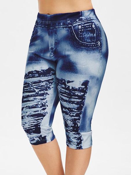 wipalo plus size 3d ripped jean print leggings elastic high wasit capri skinny summer women leggings 2020 streetwear 5xl, Black
wipalo plus size 3d ripped jean print leggings elastic high wasit capri skinny summer women leggings 2020 streetwear 5xl, Black