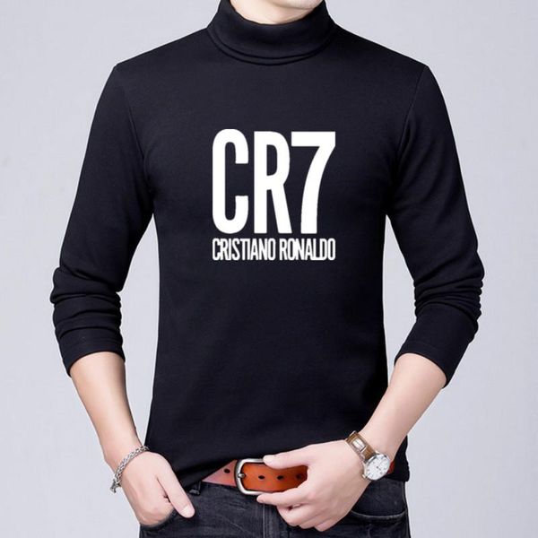 warm turtleneck sweater men fashion cr7 print solid knitted mens sweaters 2019 casual male double collar slim fit pullover, White;black
warm turtleneck sweater men fashion cr7 print solid knitted mens sweaters 2019 casual male double collar slim fit pullover, White;black