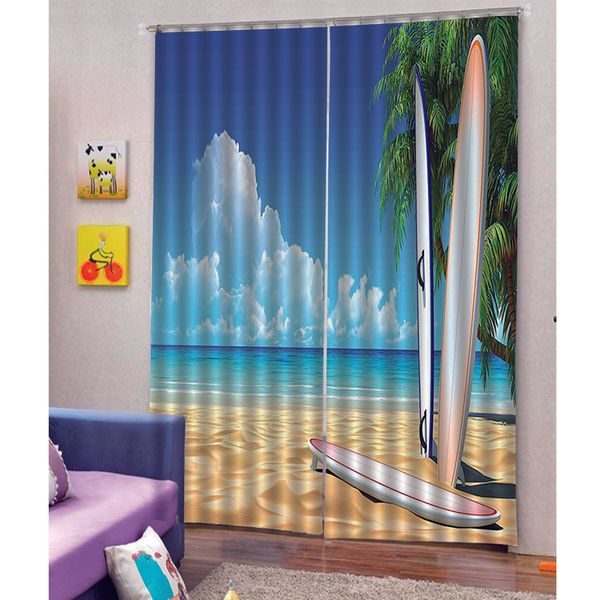 seaside skateboard printing shade curtains blackout curtain window draperies for bedroom and living room
seaside skateboard printing shade curtains blackout curtain window draperies for bedroom and living room