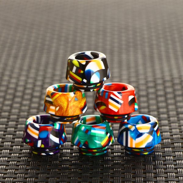 810 Drip tip Mushroom head National flag Epoxy Resin Vape Mouthpiece for vapes 810 Atomizers electronic cigarettes