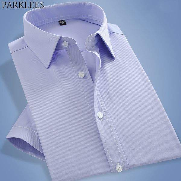 pruple slim fit short sleeve dress shirts men 2019 fashion twill texture cotton shirt male business formal office chemise homme, White;black
pruple slim fit short sleeve dress shirts men 2019 fashion twill texture cotton shirt male business formal office chemise homme, White;black
