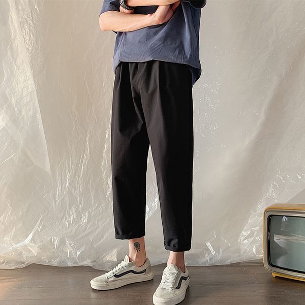 2019 summer men's leisure cotton casual pants male brand haren pants loose trousers active elastic pure color size m-2xl, Black
2019 summer men's leisure cotton casual pants male brand haren pants loose trousers active elastic pure color size m-2xl, Black