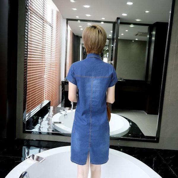 165 # p shoot large size dress 2019 summer wear new style belly covering micro large girl's slimming computer cable lock, Blue;black
165 # p shoot large size dress 2019 summer wear new style belly covering micro large girl's slimming computer cable lock, Blue;black