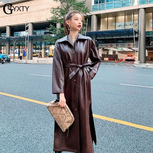 gbyxty long pu windbreaker women 2020 spring long sleeve belt faux leather trench coat loose raincoat monteau femme 1860, Tan;black
gbyxty long pu windbreaker women 2020 spring long sleeve belt faux leather trench coat loose raincoat monteau femme 1860, Tan;black
