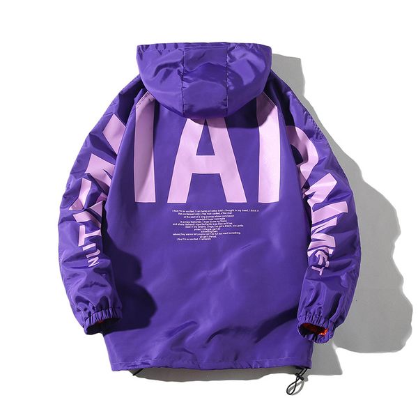 letter printed mens jacket fashion streetwear hooded jacket oversized hip hop and coat for male black purple r2266, Black;brown
letter printed mens jacket fashion streetwear hooded jacket oversized hip hop and coat for male black purple r2266, Black;brown