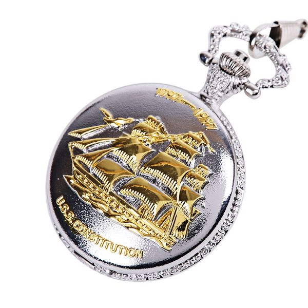retro silver large-scale thick-chain sailing boat smooth sailing pocket watch classical nostalgic embossing pocket watch, Slivery;golden
retro silver large-scale thick-chain sailing boat smooth sailing pocket watch classical nostalgic embossing pocket watch, Slivery;golden