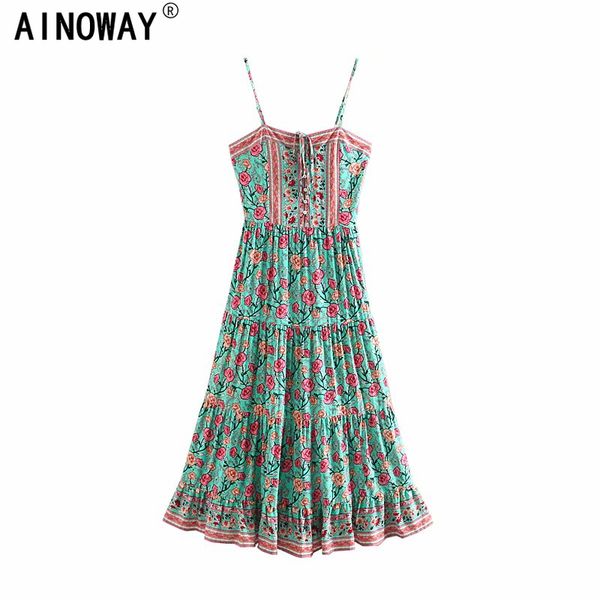 vintage chic women rose floral print sleeveless beach bohemian maxi dress ladies summer rayon boho dress vestidos, Black;gray
vintage chic women rose floral print sleeveless beach bohemian maxi dress ladies summer rayon boho dress vestidos, Black;gray