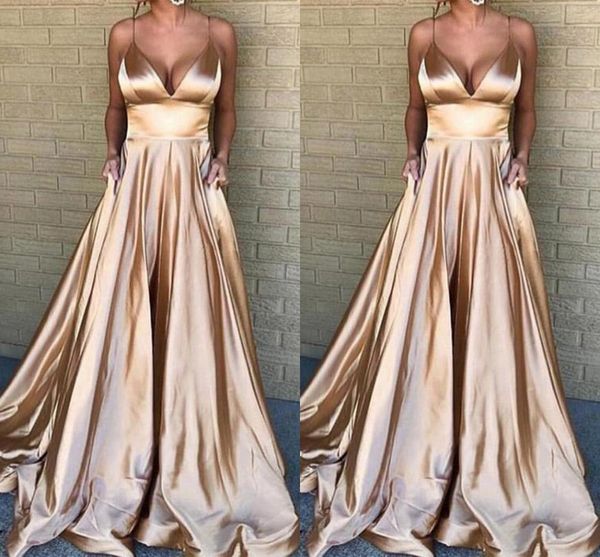 new champagne long prom dresses 2019 deep v neck floor length backless formal dress evening wear vestidos de fiesta largos, Black
new champagne long prom dresses 2019 deep v neck floor length backless formal dress evening wear vestidos de fiesta largos, Black
