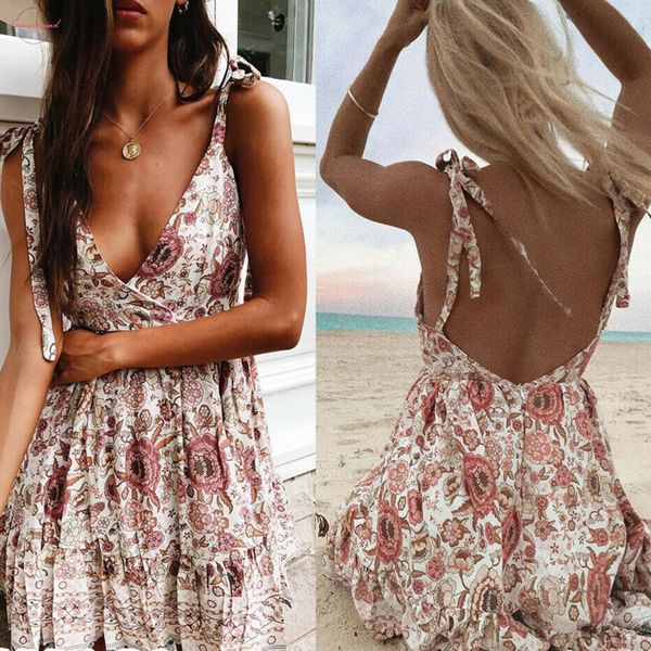 2020 new women summer flower dress off shoulder sling sleeveless backless floral printed dress beach short mini sundress, Black;gray
2020 new women summer flower dress off shoulder sling sleeveless backless floral printed dress beach short mini sundress, Black;gray