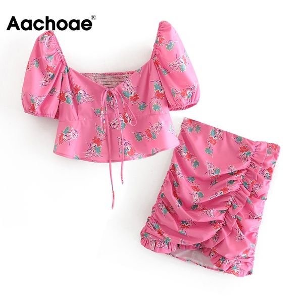 summer chic floral print two piece set women elegant bow tie short sleeve crop blouse with sweet ruffle pleated mini skirt, White
summer chic floral print two piece set women elegant bow tie short sleeve crop blouse with sweet ruffle pleated mini skirt, White