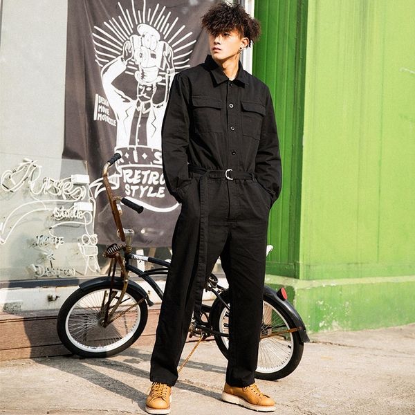 mens loose fit long sleeve jumpsuit brand safari cargo pants streetwear work suit one piece jumpsuits bib overalls, Black
mens loose fit long sleeve jumpsuit brand safari cargo pants streetwear work suit one piece jumpsuits bib overalls, Black