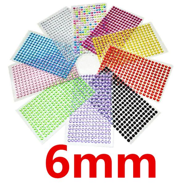 260pcs /set 6mm acrylic crystal sticker decal rhinestone wall smooth surface diamond face decoration stickers for car, Black
260pcs /set 6mm acrylic crystal sticker decal rhinestone wall smooth surface diamond face decoration stickers for car, Black